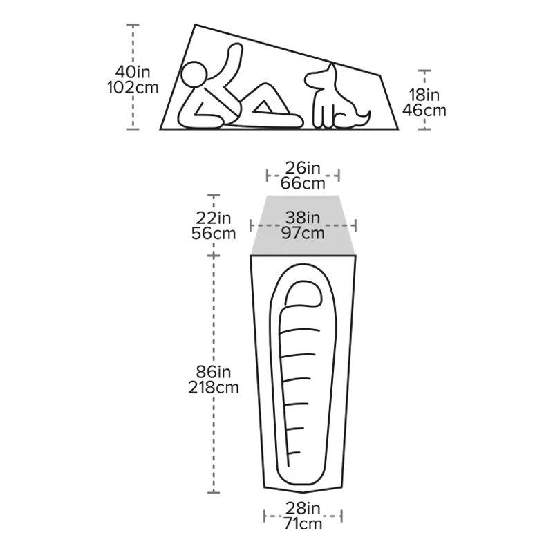 Big Agnes Tiger Wall UL1 Solution Tent Dye Grey-4